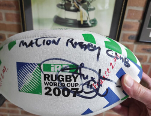 Signed Rugby Ball